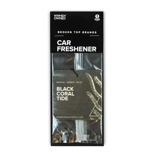 Broken Top Black Coral Tide Car Freshener