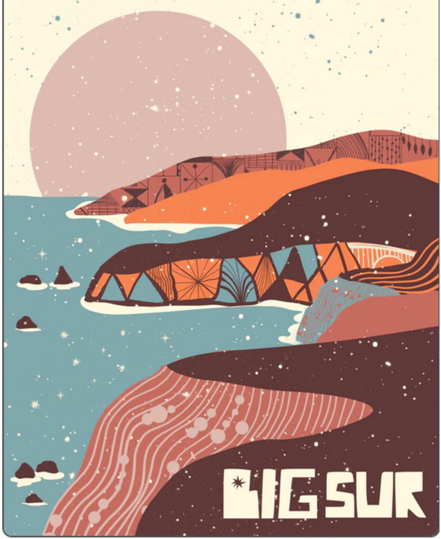 Danielle Manini Big Sur Earthy 8 X10 Print 