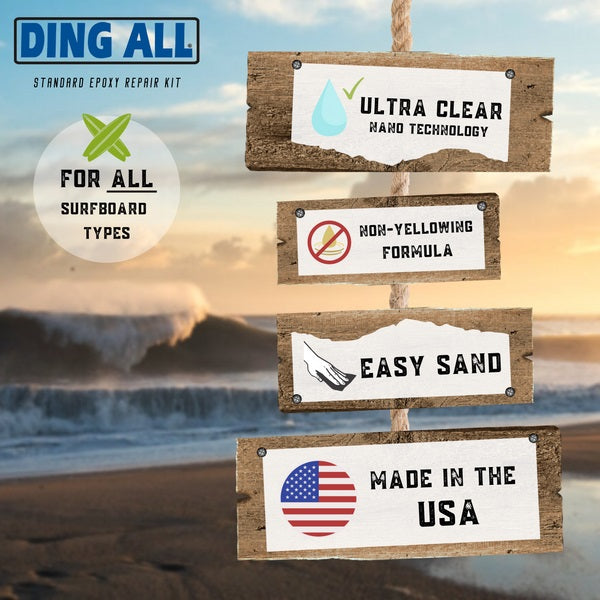 Ding All Standard Epoxy Resin 3oz Repair Kit 