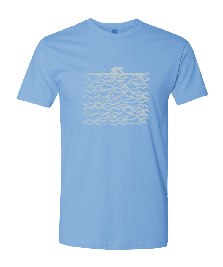 FRAGILE OCEAN SOLAR POWER TEE - Blue