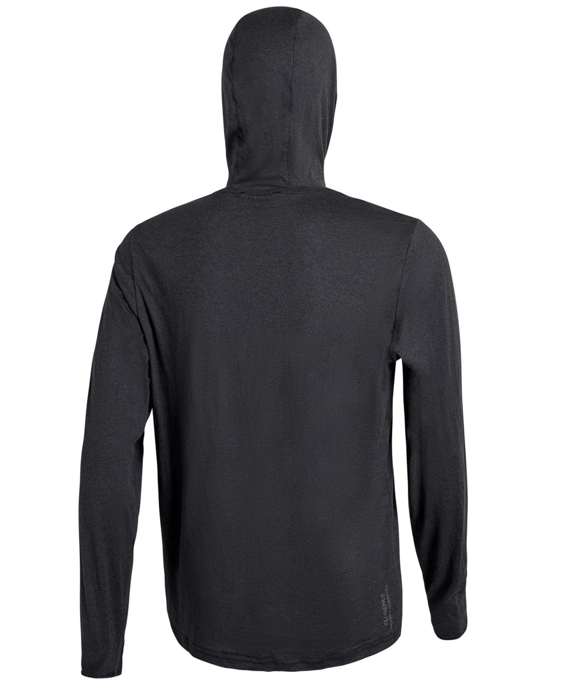 Florence Marine X Adapt Long Sleeve Hooded UPF Shirt - Black