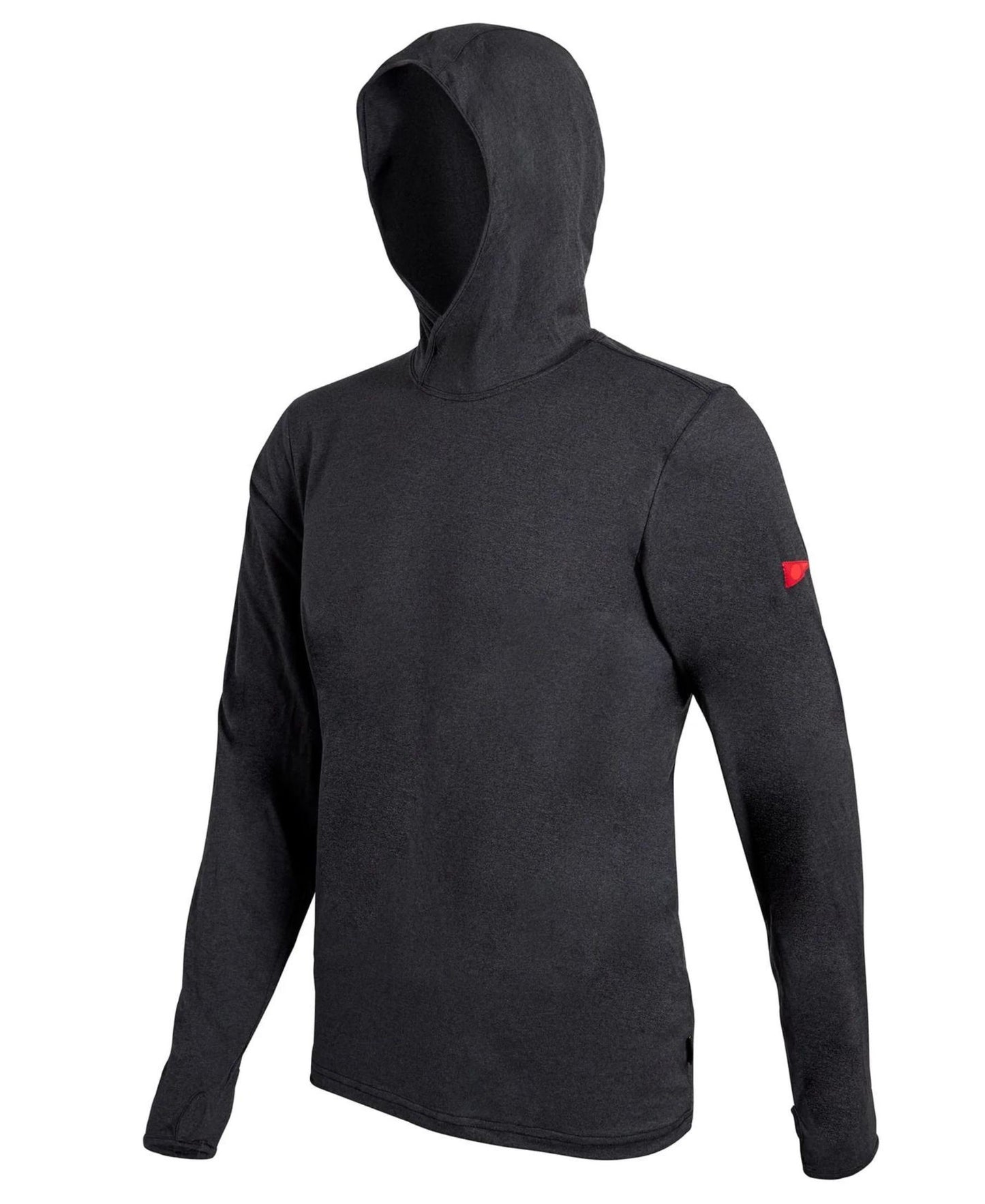 Florence Marine X Adapt Long Sleeve Hooded UPF Shirt - Heather Black