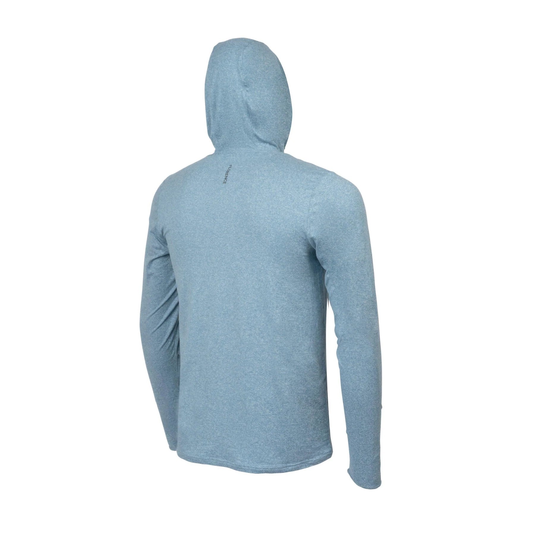 Florence Marine X Adapt Long Sleeve Hooded UPF Shirt - Heather Steel Blue