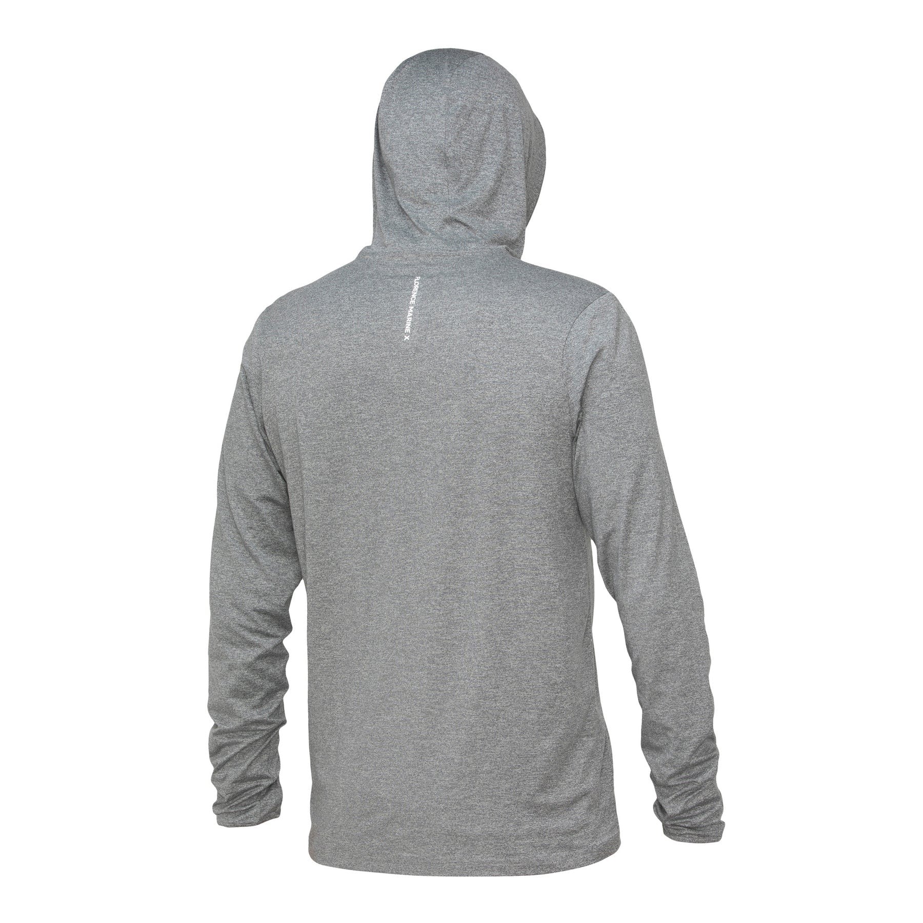 Florence Marine X Adapt Long Sleeve Hooded UPF Shirt - Light Heather Grey
