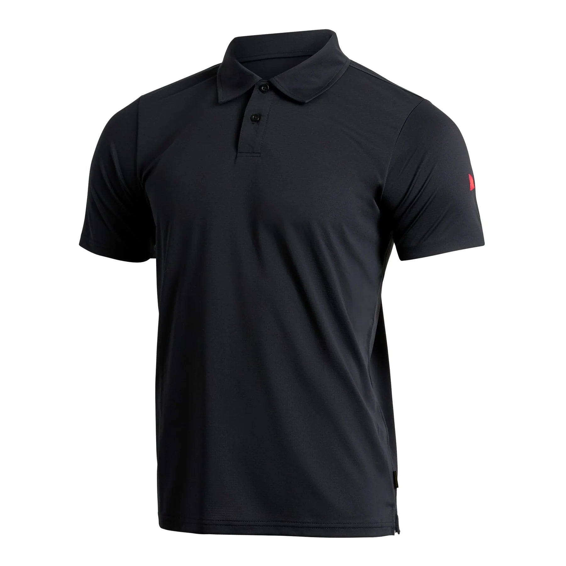 Florence Marine X Airtex Collared Short Sleeve Shirt  - Black