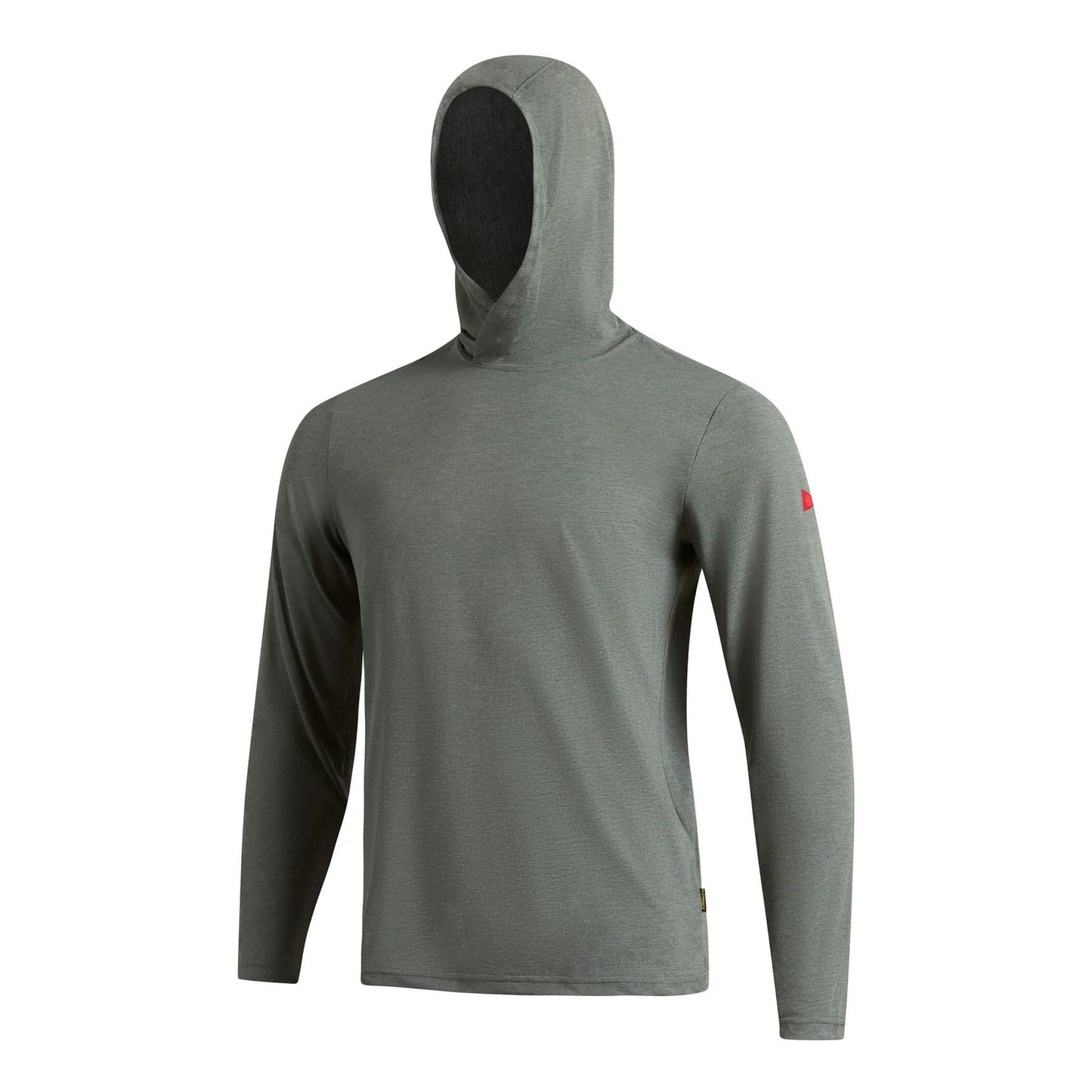 Florence Marine X Airtex Long Sleeve Hooded Shirt - Heather Dark Sage