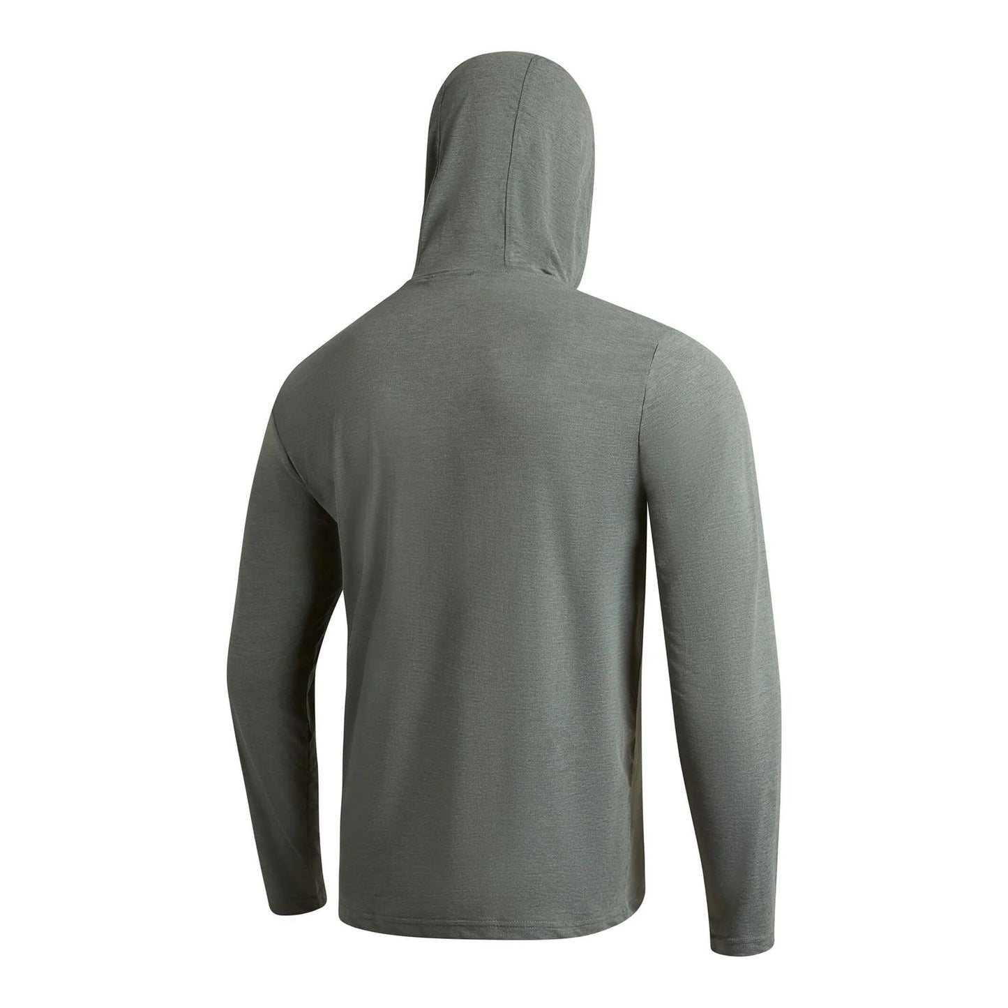 Florence Marine X Airtex Long Sleeve Hooded Shirt - Heather Dark Sage