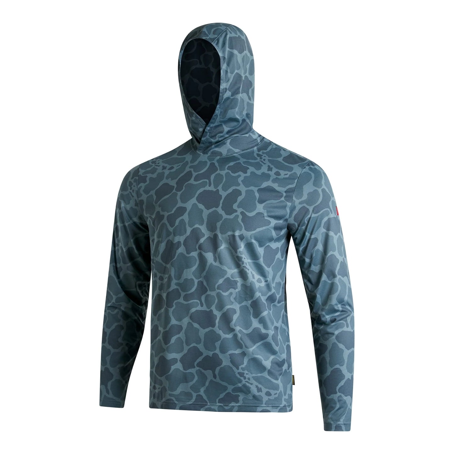 Florence Marine X Airtex Long Sleeve Hooded Shirt - Heather Maritime Camo