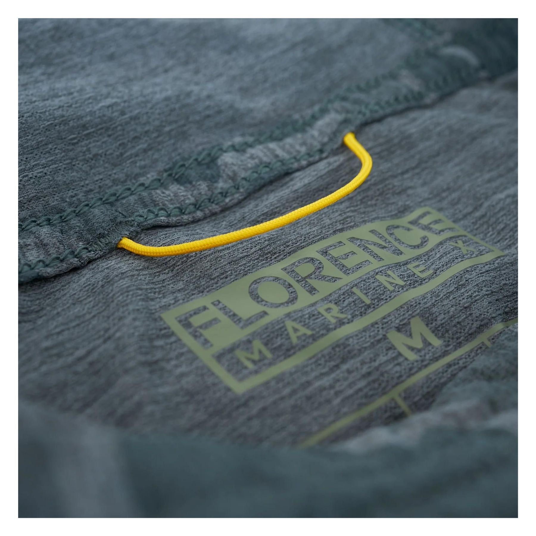 Florence Marine X Airtex Long Sleeve Hooded Shirt - Heather Light Sea Blue Camo