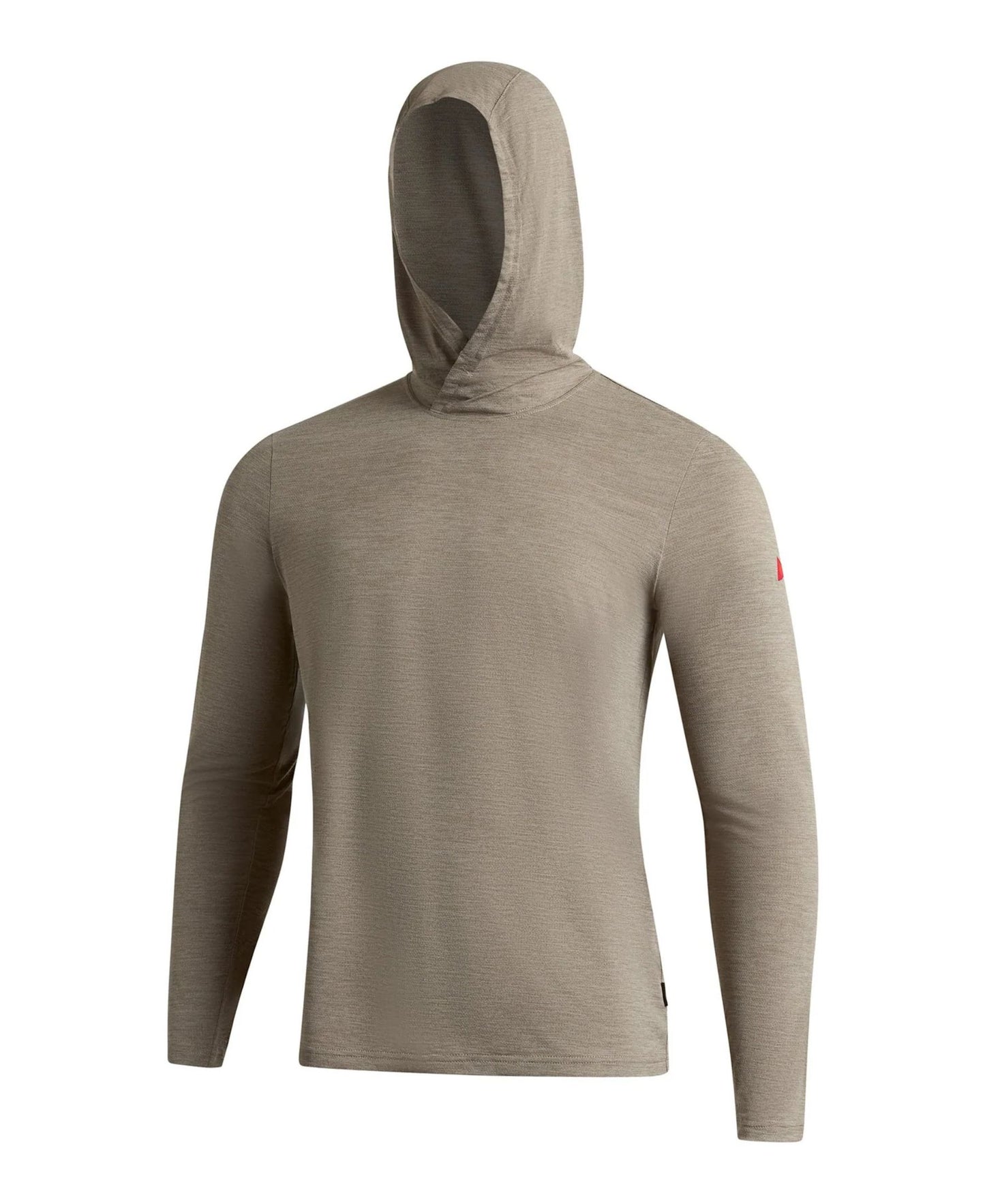 Florence Marine X Airtex Long Sleeve Hooded Shirt - Heather Vintage Khaki