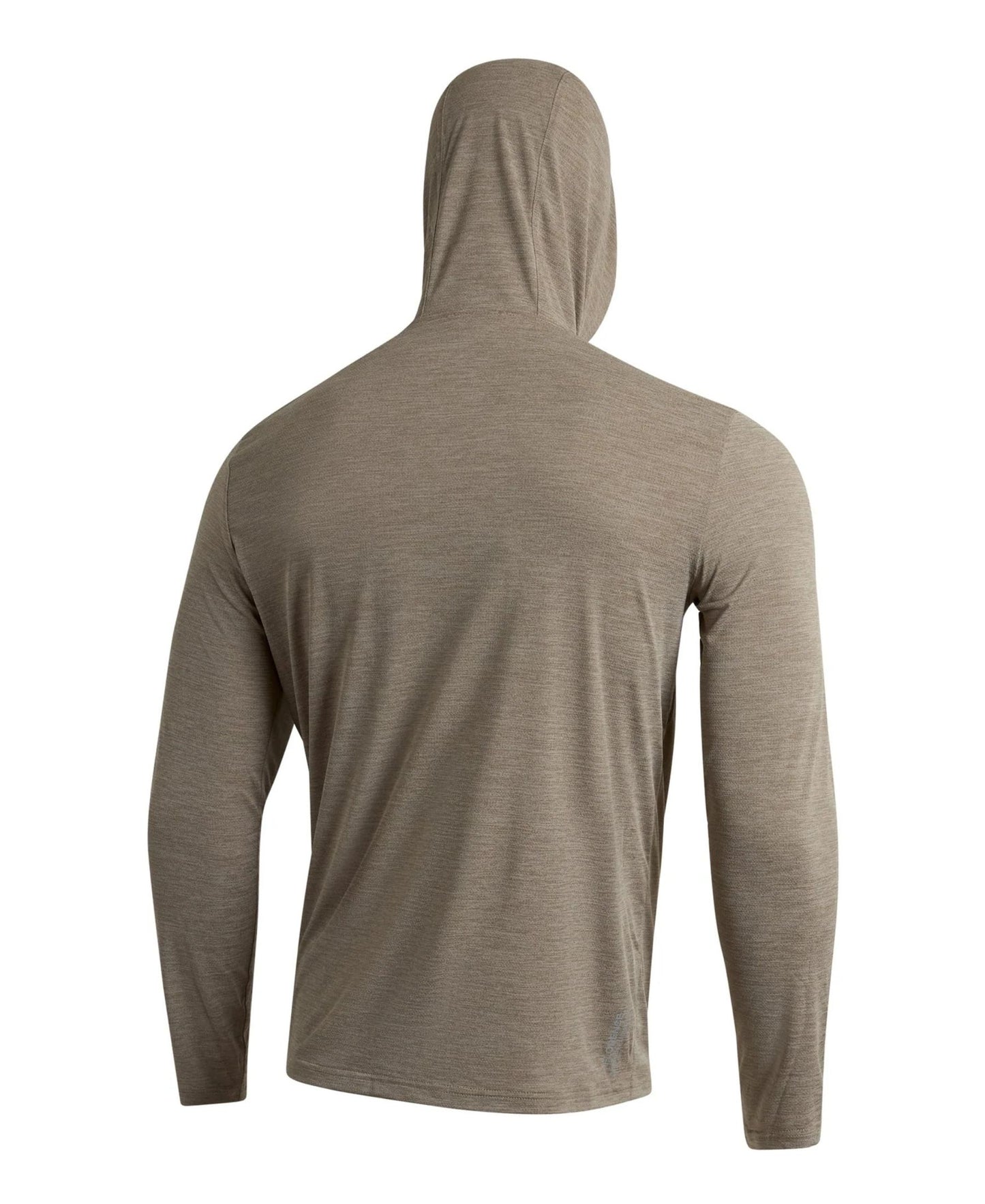 Florence Marine X Airtex Long Sleeve Hooded Shirt - Heather Vintage Khaki
