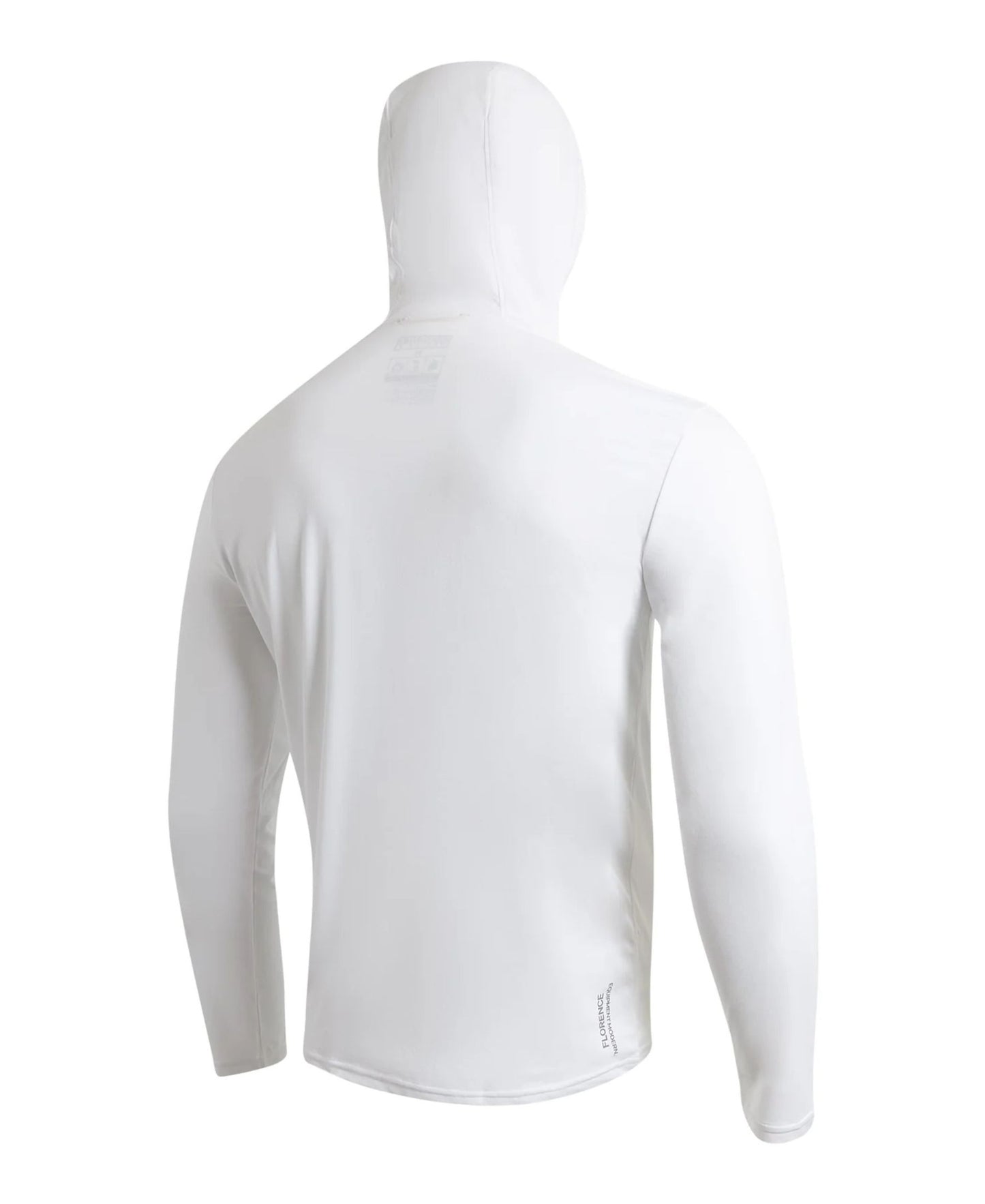 Florence Marine X Airtex Long Sleeve Hooded Shirt - White