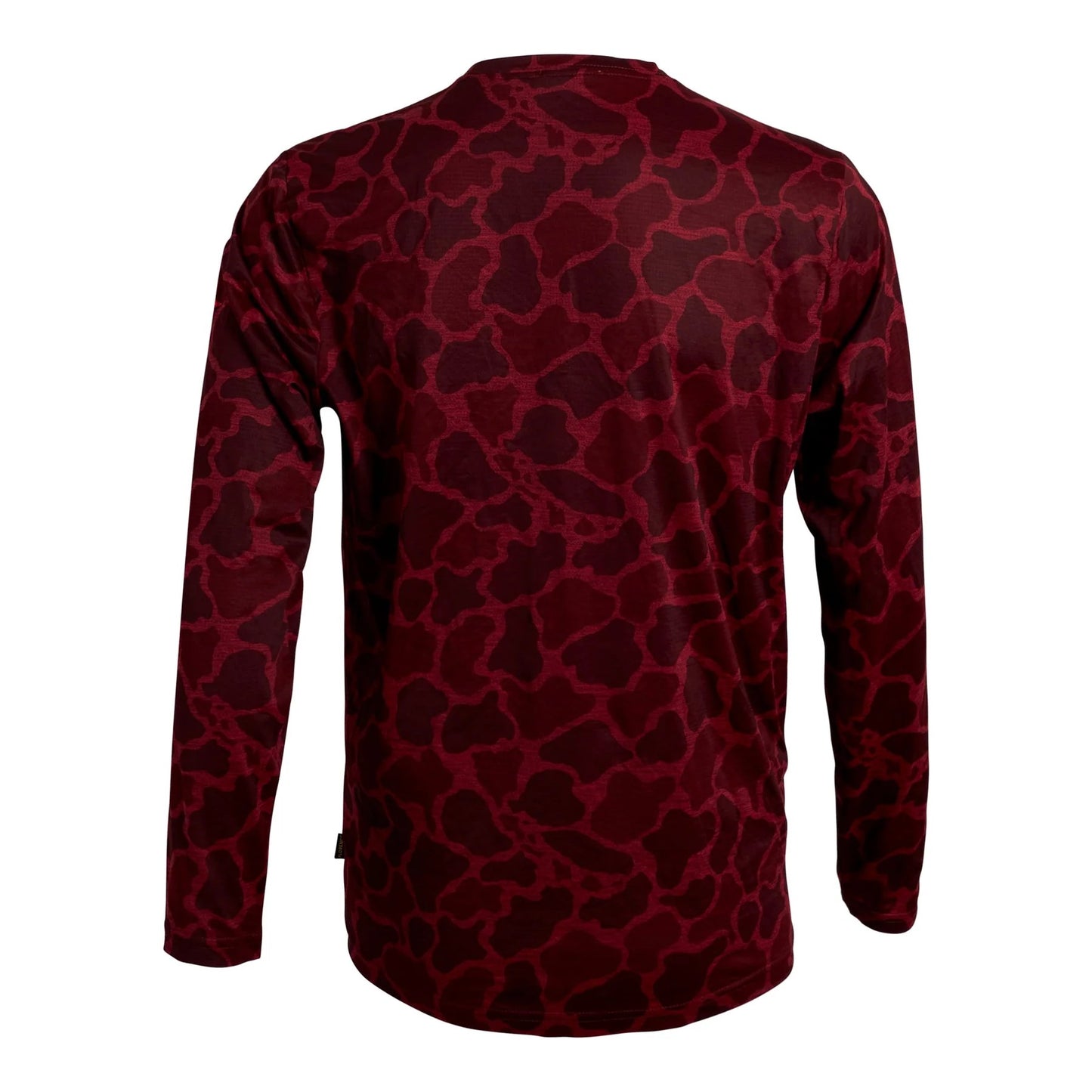 Florence Marine X Airtex Long Sleeve Shirt - Heather Maroon Camo