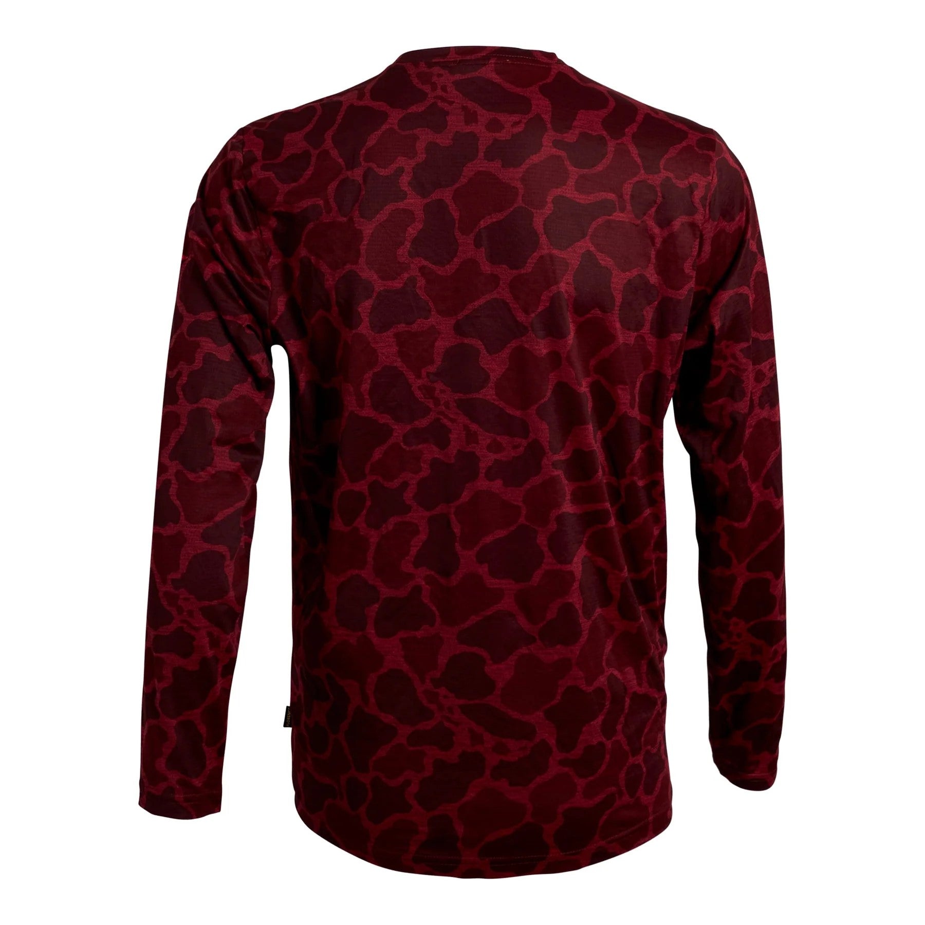 Florence Marine X Airtex Long Sleeve Shirt - Heather Maroon Camo