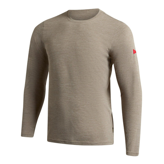 Florence Marine X Airtex Long Sleeve Shirt - Heather Vintage Khaki