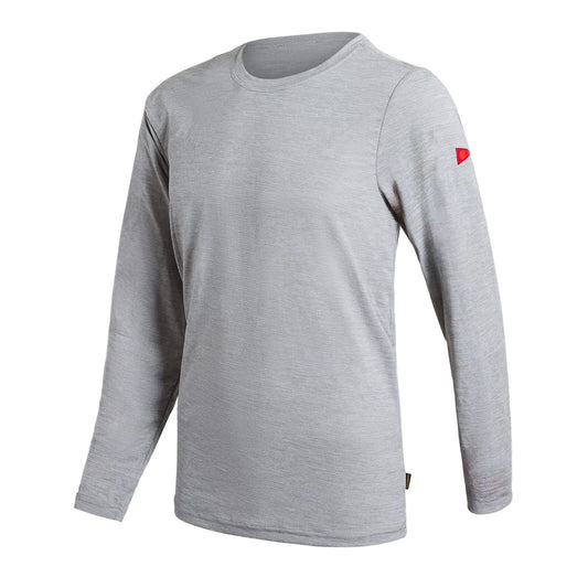 Florence Marine X Airtex Long Sleeve Shirt - Light Heather Grey