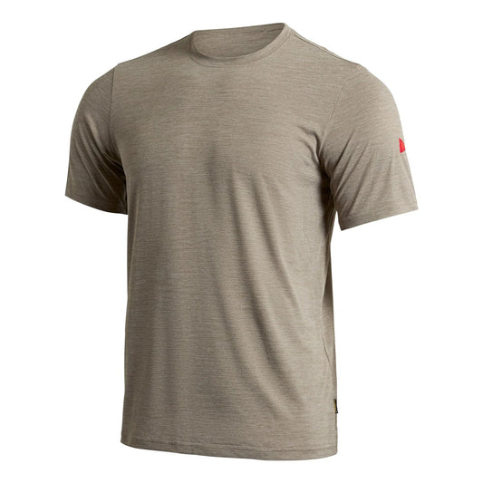 Florence Marine X Airtex Short Sleeve Shirt - Heather Vintage Khaki