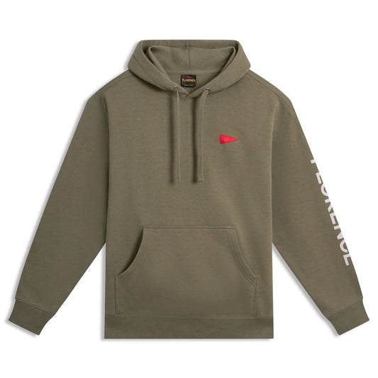 Florence Marine X Burgee Hoodie - OD Green
