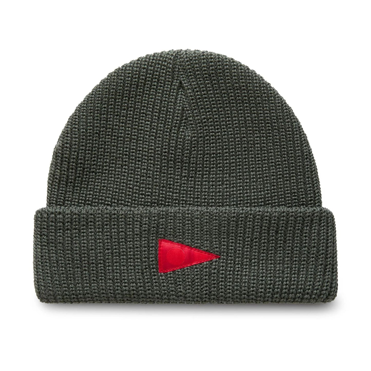 Florence Marine X Burgee Wool Beanie - Dark Sage
