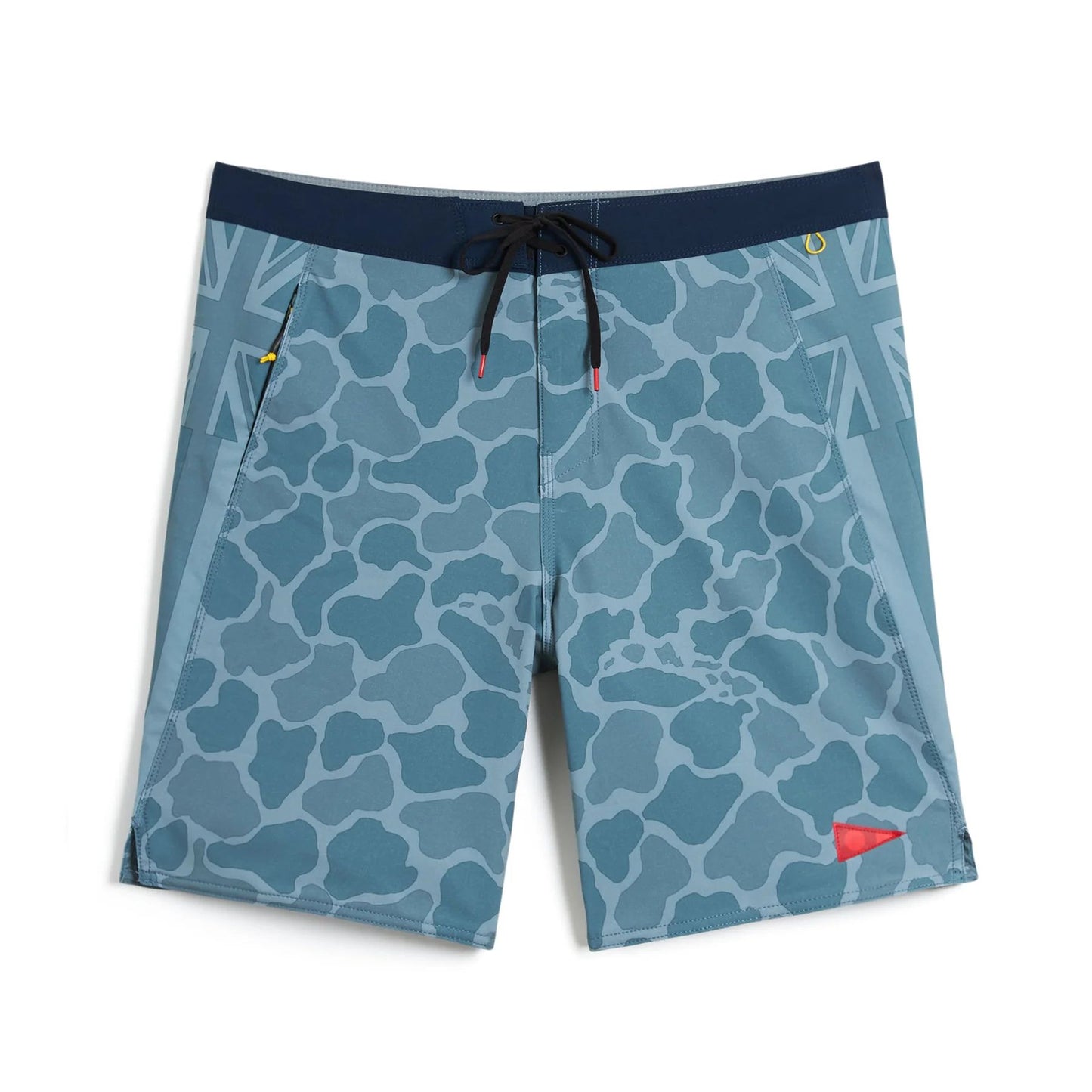 Florence Marine X F1 Pro Hawaii Camo Boardshort  - Light Sea Blue Camo
