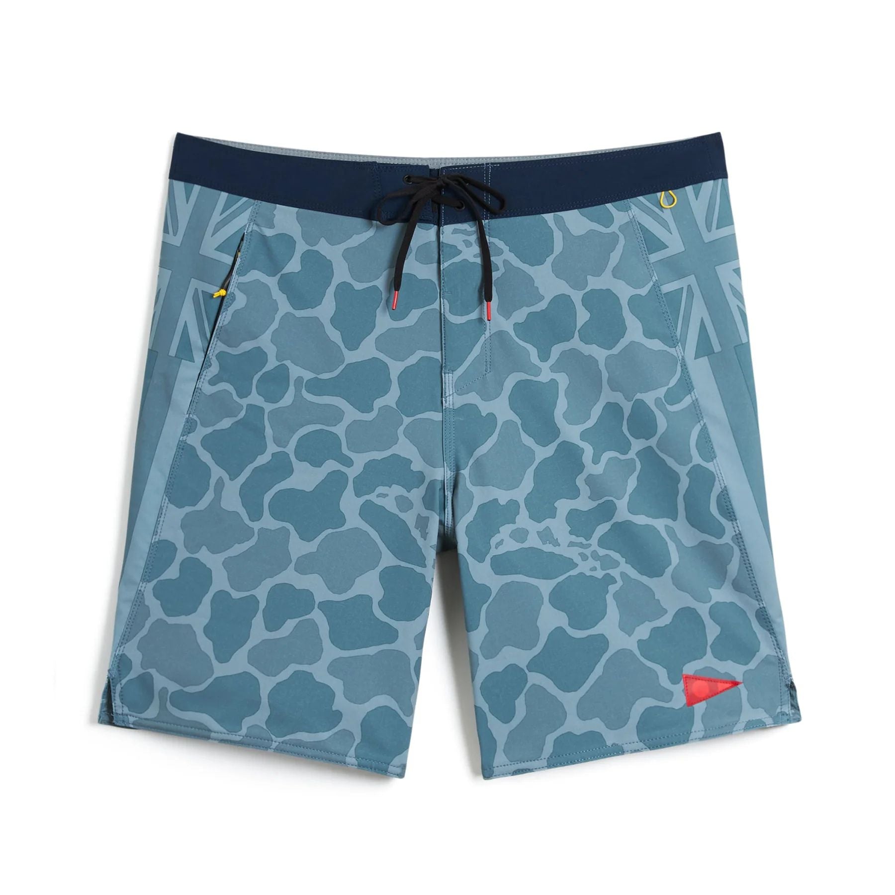 Florence Marine X F1 Pro Hawaii Camo Boardshort  - Light Sea Blue Camo