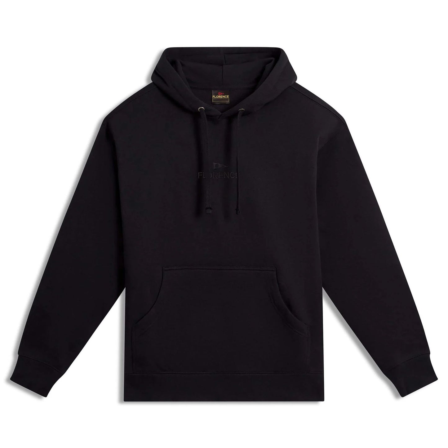 Florence Marine X Florence Embroidered Hoodie  - Black