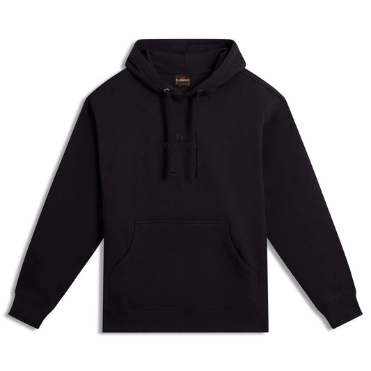 Florence Marine X Florence Embroidered Hoodie  - Black