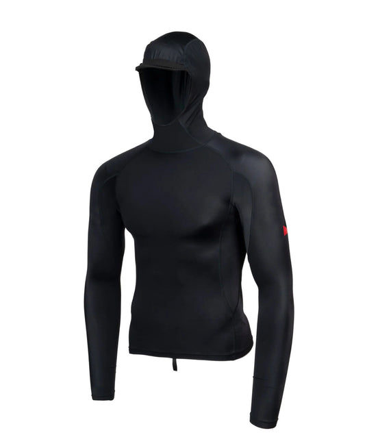 Florence Marine X Long Sleeve Hooded Rashguard  - Black