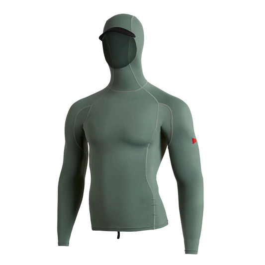 Florence Marine X Long Sleeve Hooded Rashguard  - Dark Sage