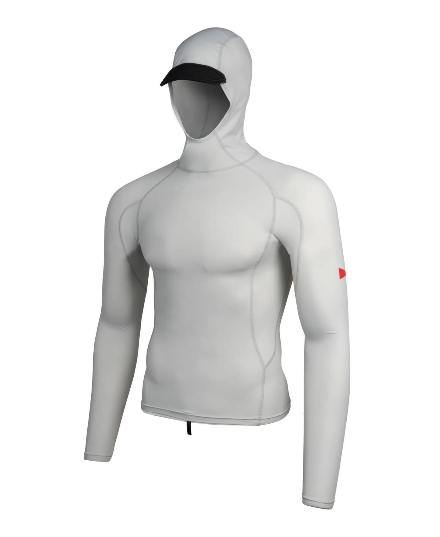 Florence Marine X Long Sleeve Hooded Rashguard  - Silver