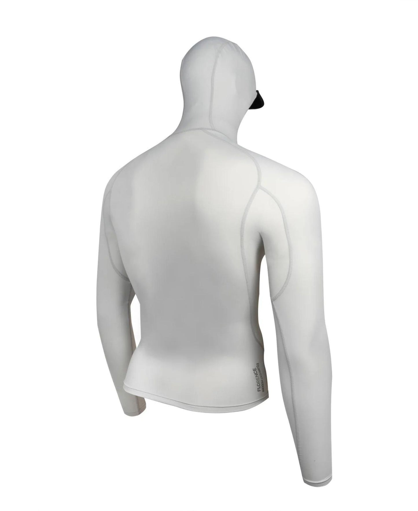 Florence Marine X Long Sleeve Hooded Rashguard  - Silver