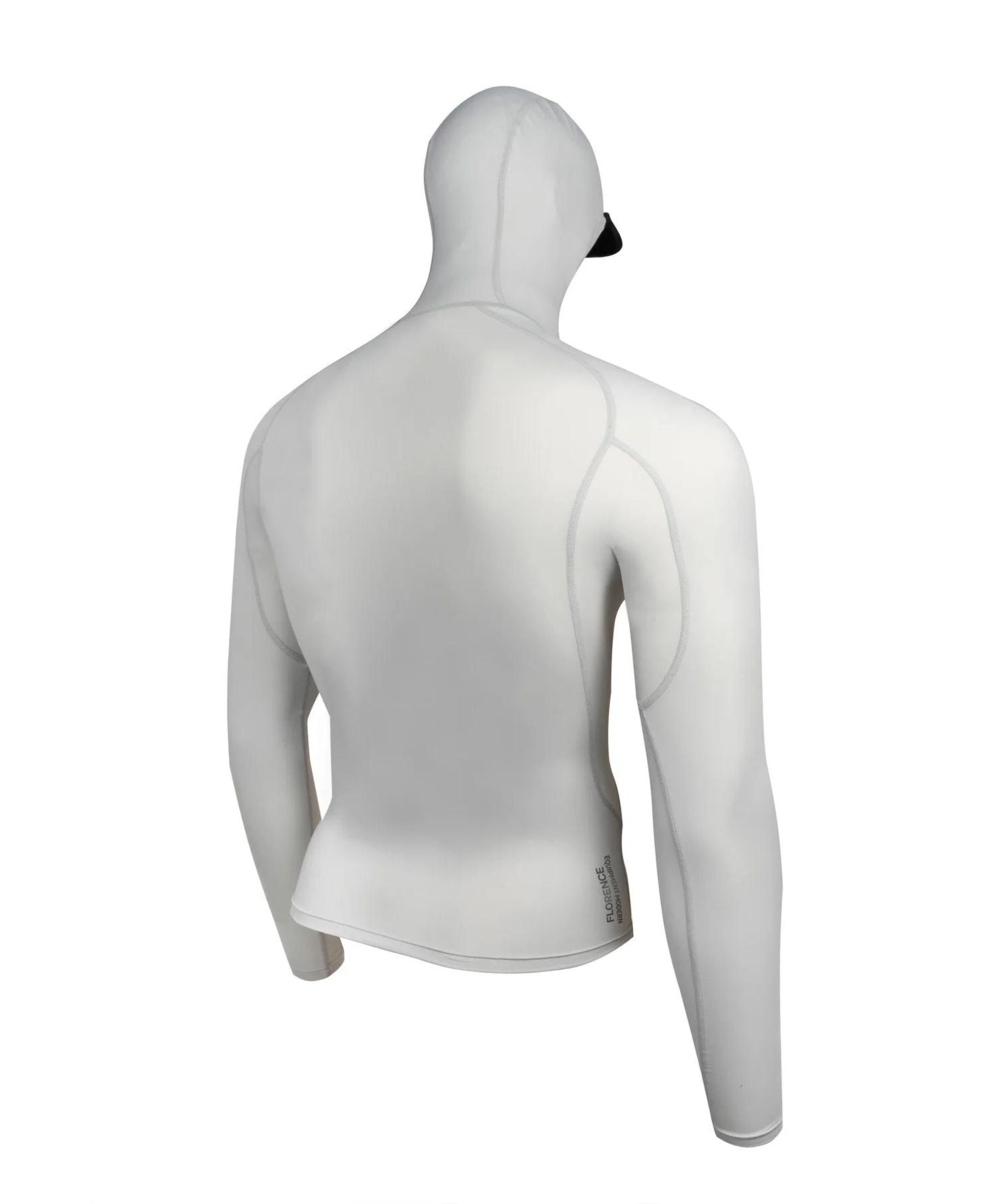Florence Marine X Long Sleeve Hooded Rashguard  - Silver
