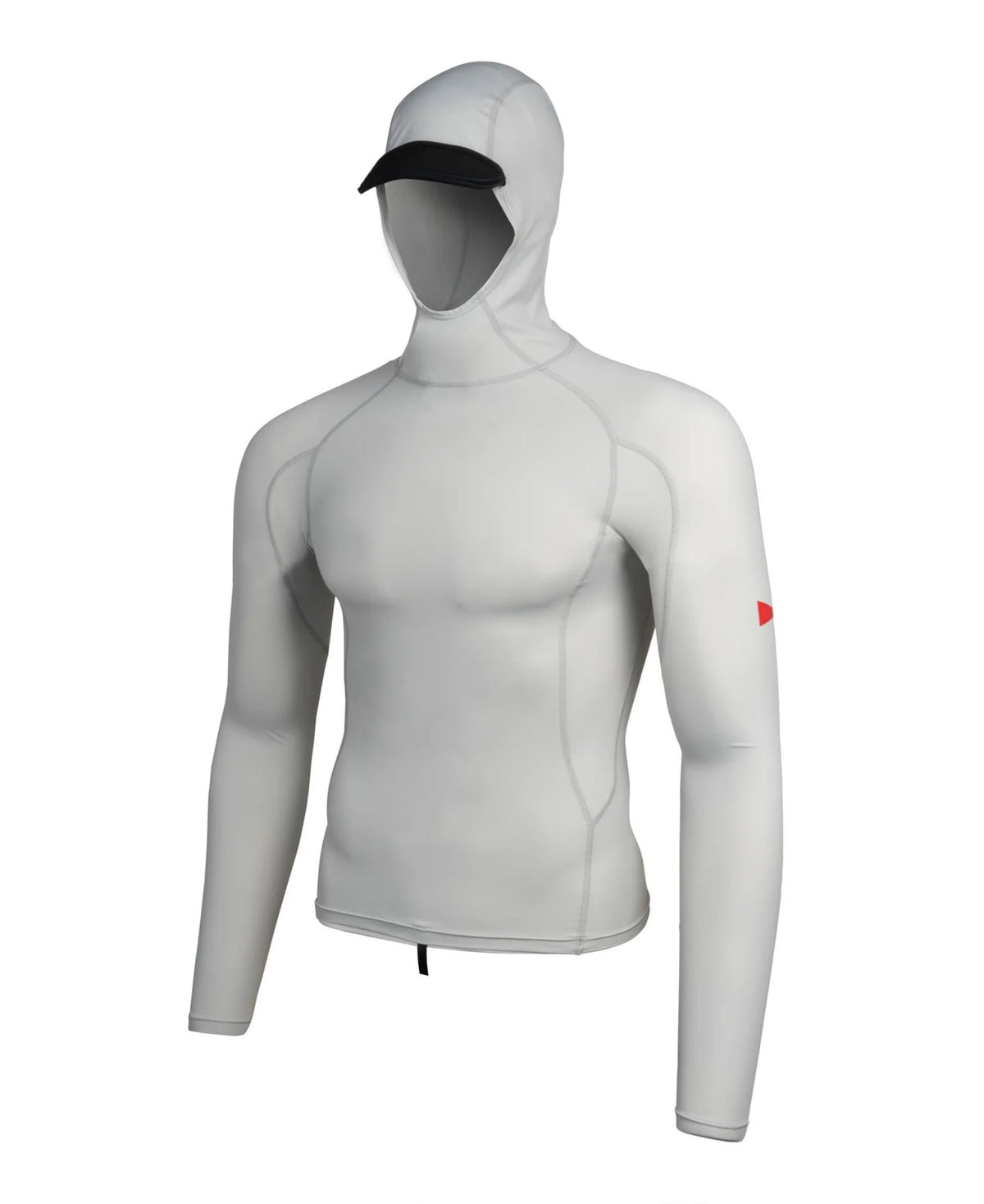 Florence Marine X Long Sleeve Utility Pocket Hooded Rashguard  - Silver