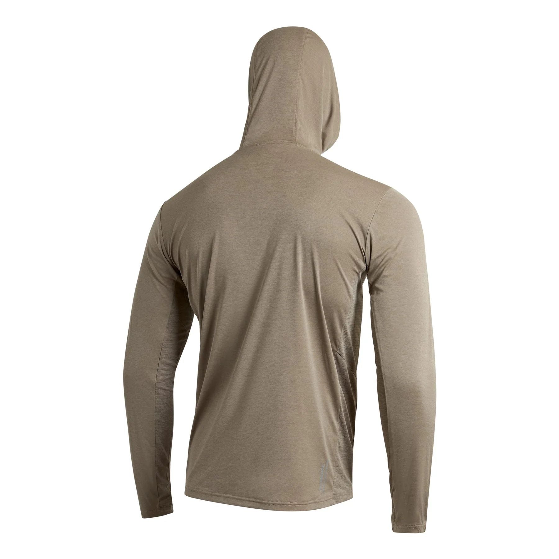 Florence Marine X Sun Pro Long Sleeve Crossover Hooded UPF Shirt - Heather Vintage Khaki
