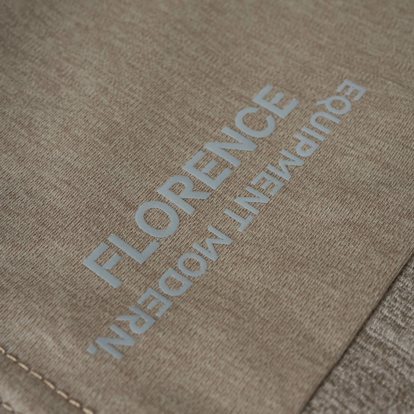Florence Marine X Sun Pro Long Sleeve Crossover Hooded UPF Shirt - Heather Vintage Khaki