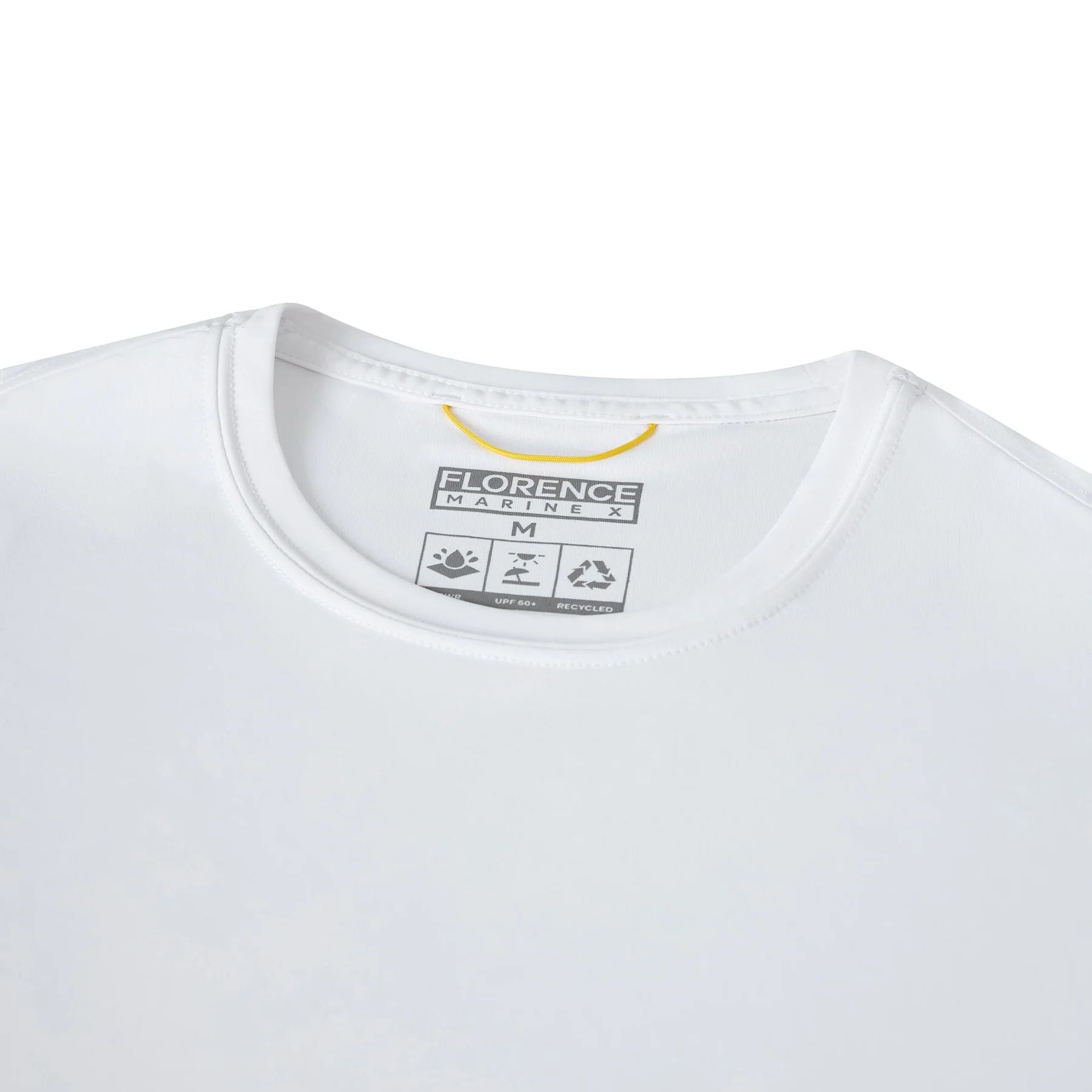 Florence Marine X Sun Pro Short Sleeve UPF Surf Shirt  - White