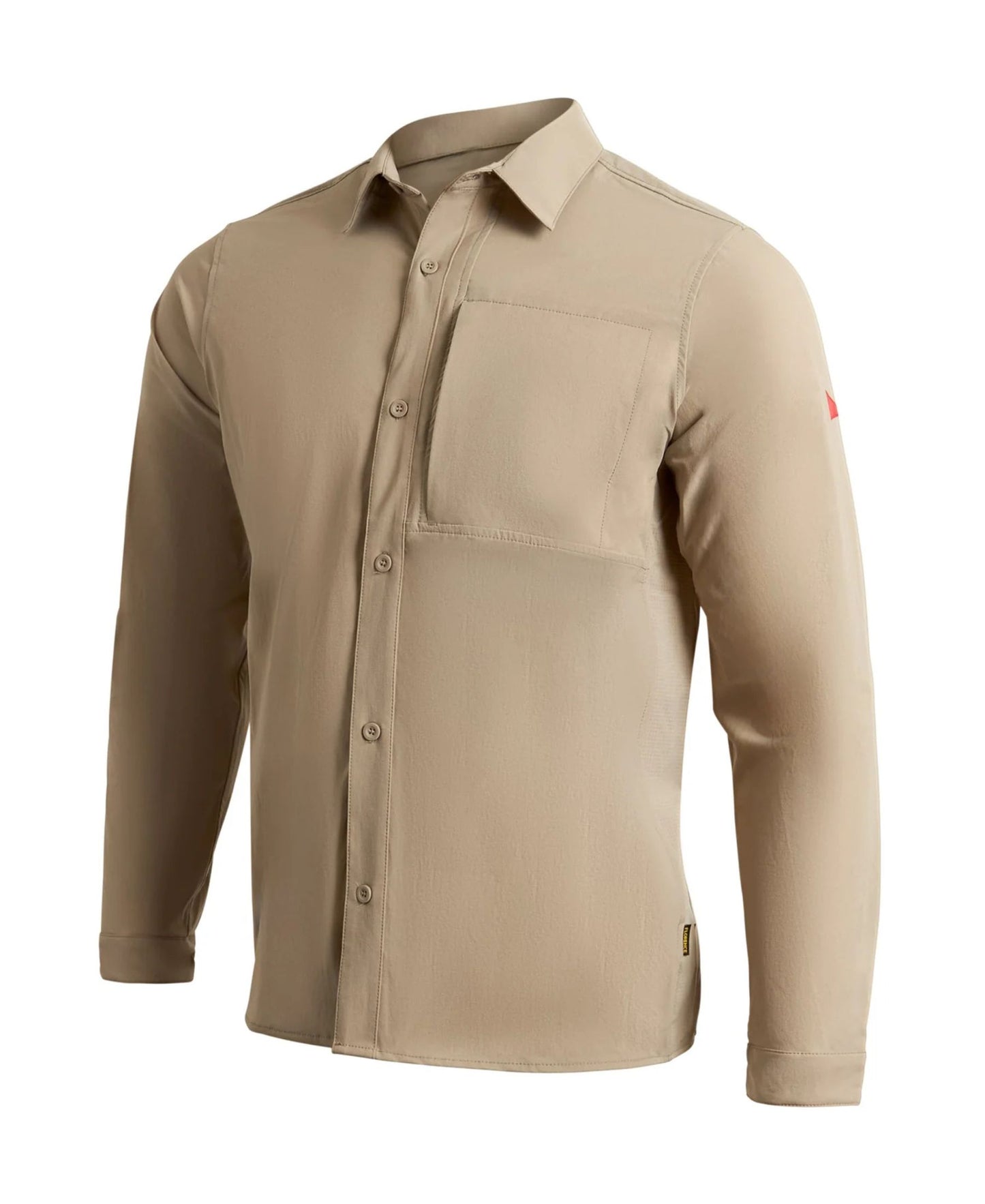 Florence Marine X  Vented Expedition Long Sleeve Shirt - Vintage Khaki