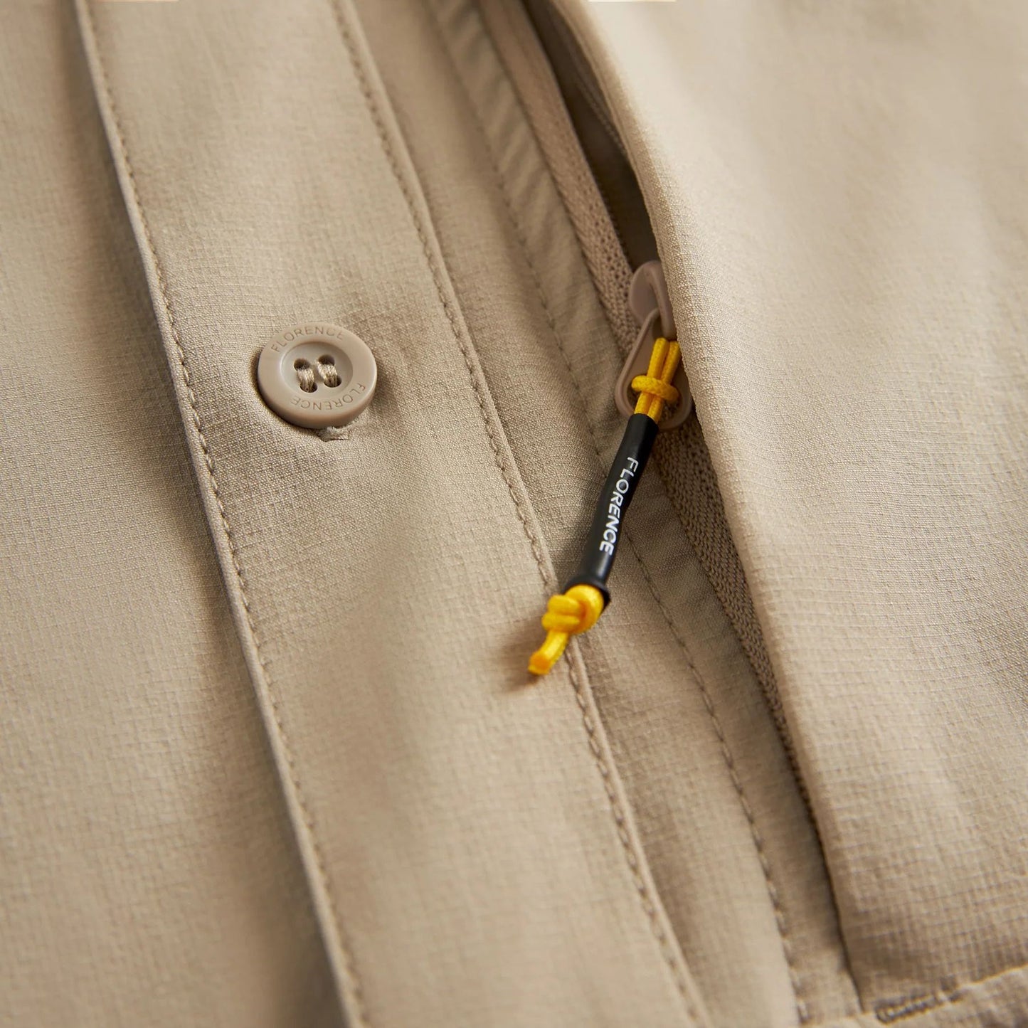 Florence Marine X  Vented Expedition Long Sleeve Shirt - Vintage Khaki