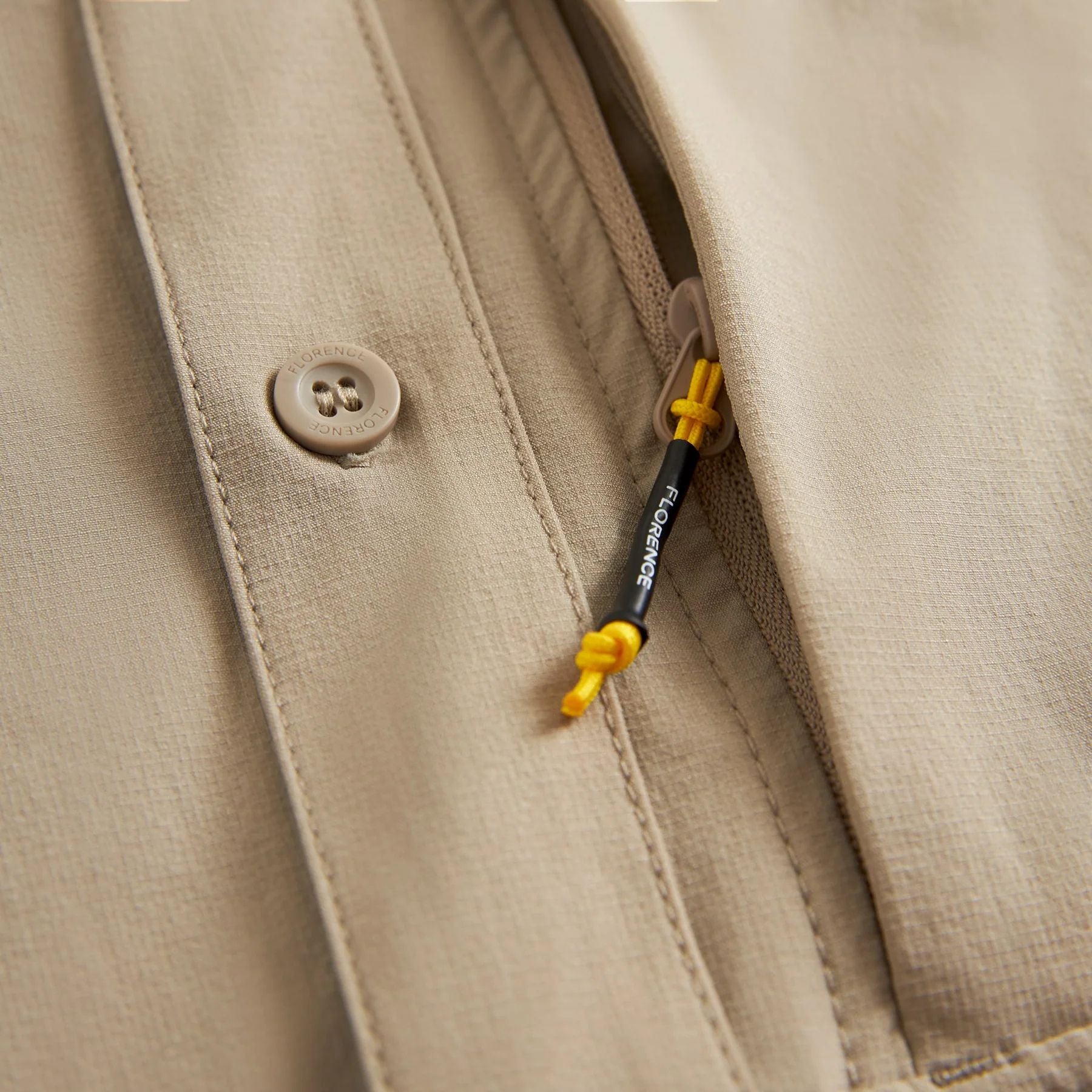 Florence Marine X  Vented Expedition Long Sleeve Shirt - Vintage Khaki