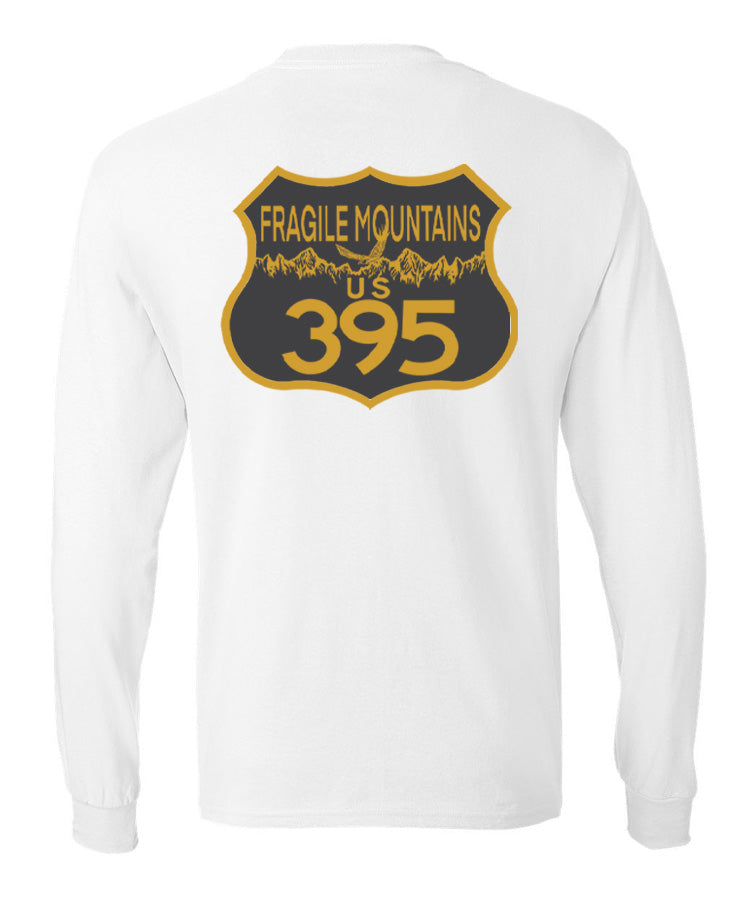 Fragile Mountains 395 Longsleeve Tee - White