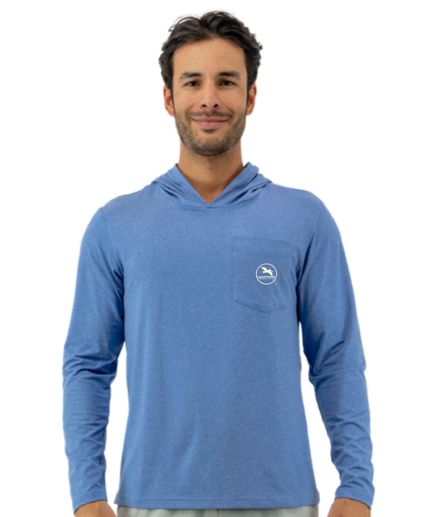 Fragile Ocean Campton UPF 50 Long Sleeve Hooded Shirt