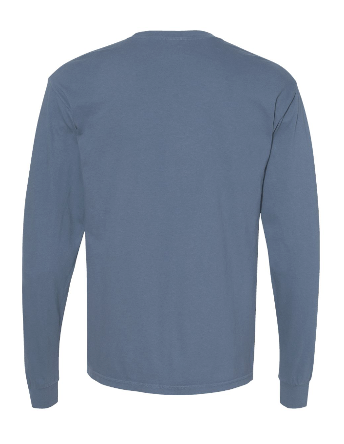 Fragile Ocean Choppy Waters Longsleeve Tee - Blue