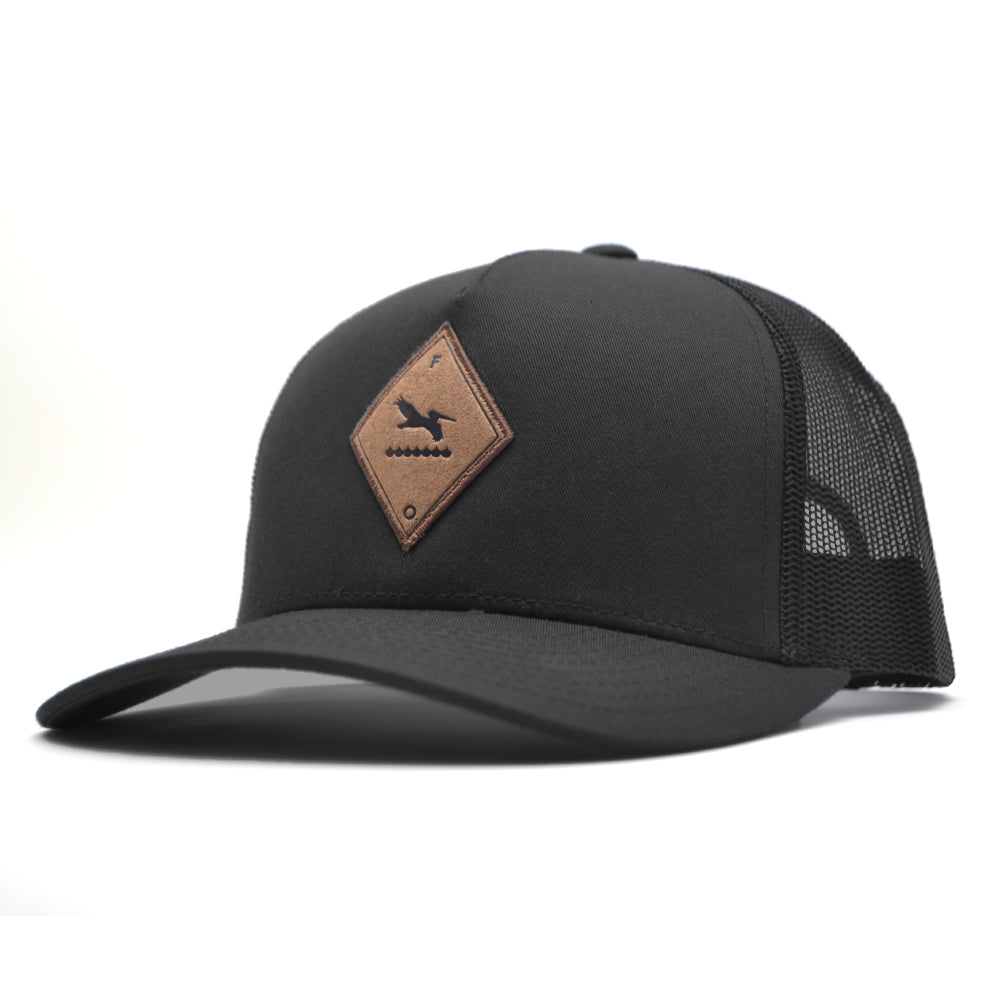 Fragile Ocean Diamond Hat - Black
