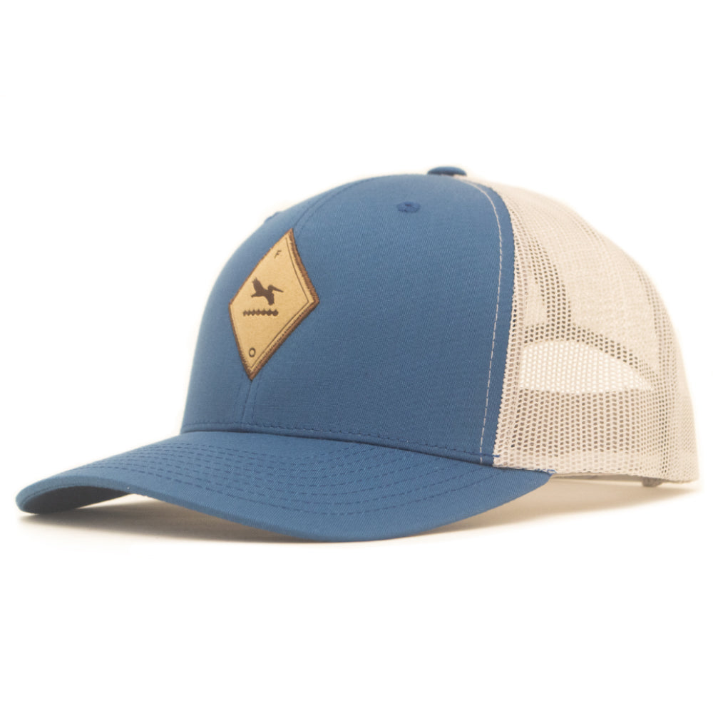 Fragile Ocean Diamond Hat - Blue