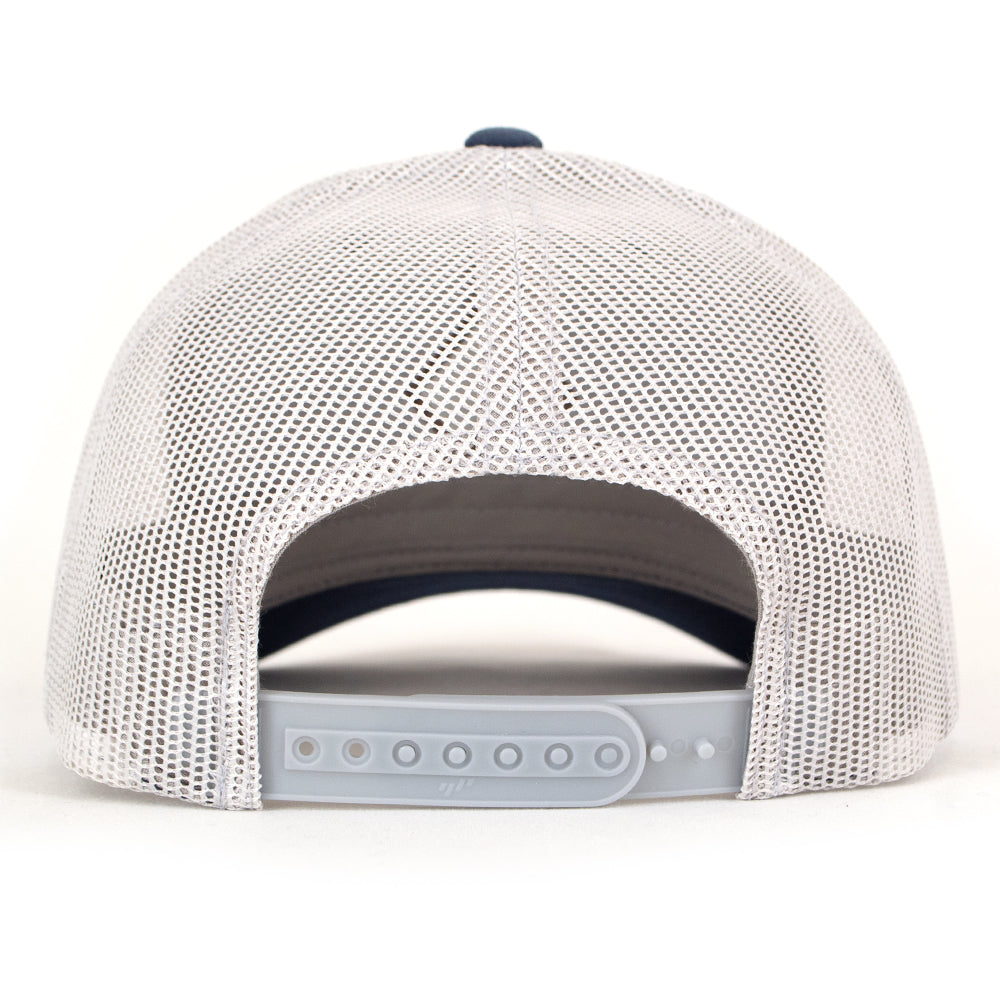 Fragile Ocean Diamond Hat - Navy Silver