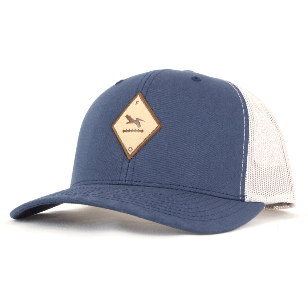 Fragile Ocean Diamond Hat - Navy
