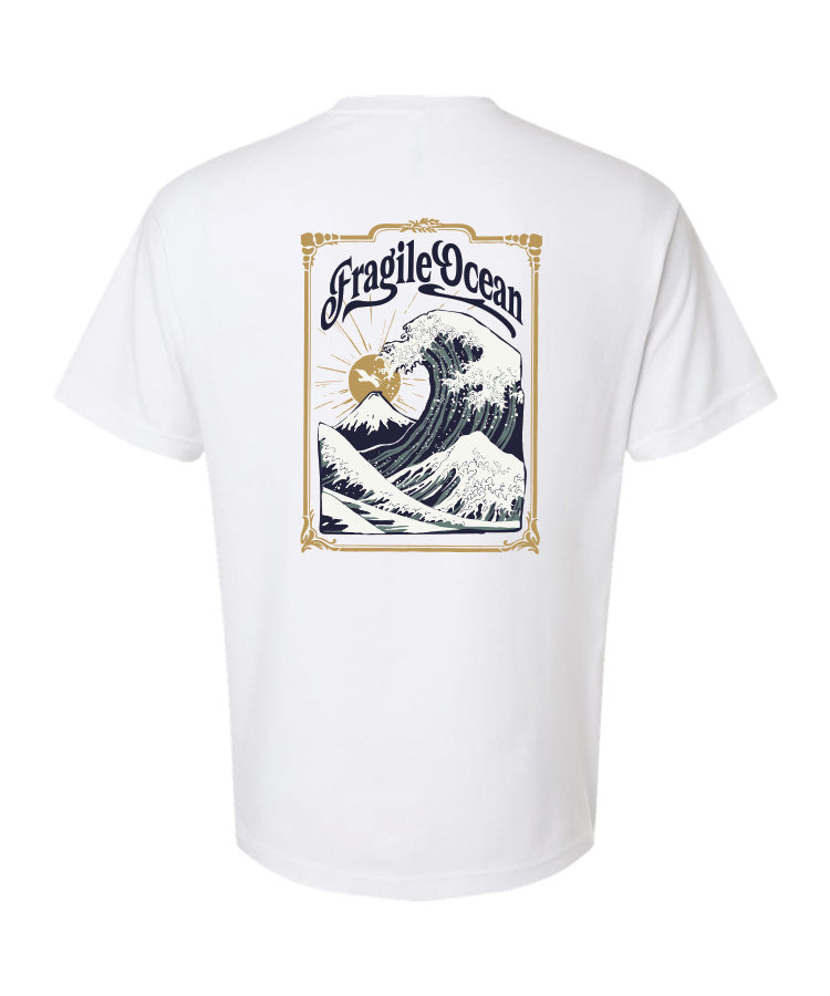 Fragile Ocean Fuji 6 Tee - White