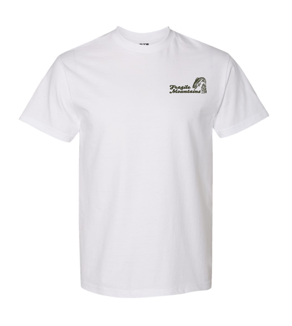 Fragile Ocean Jumpin' Trout Tee - White