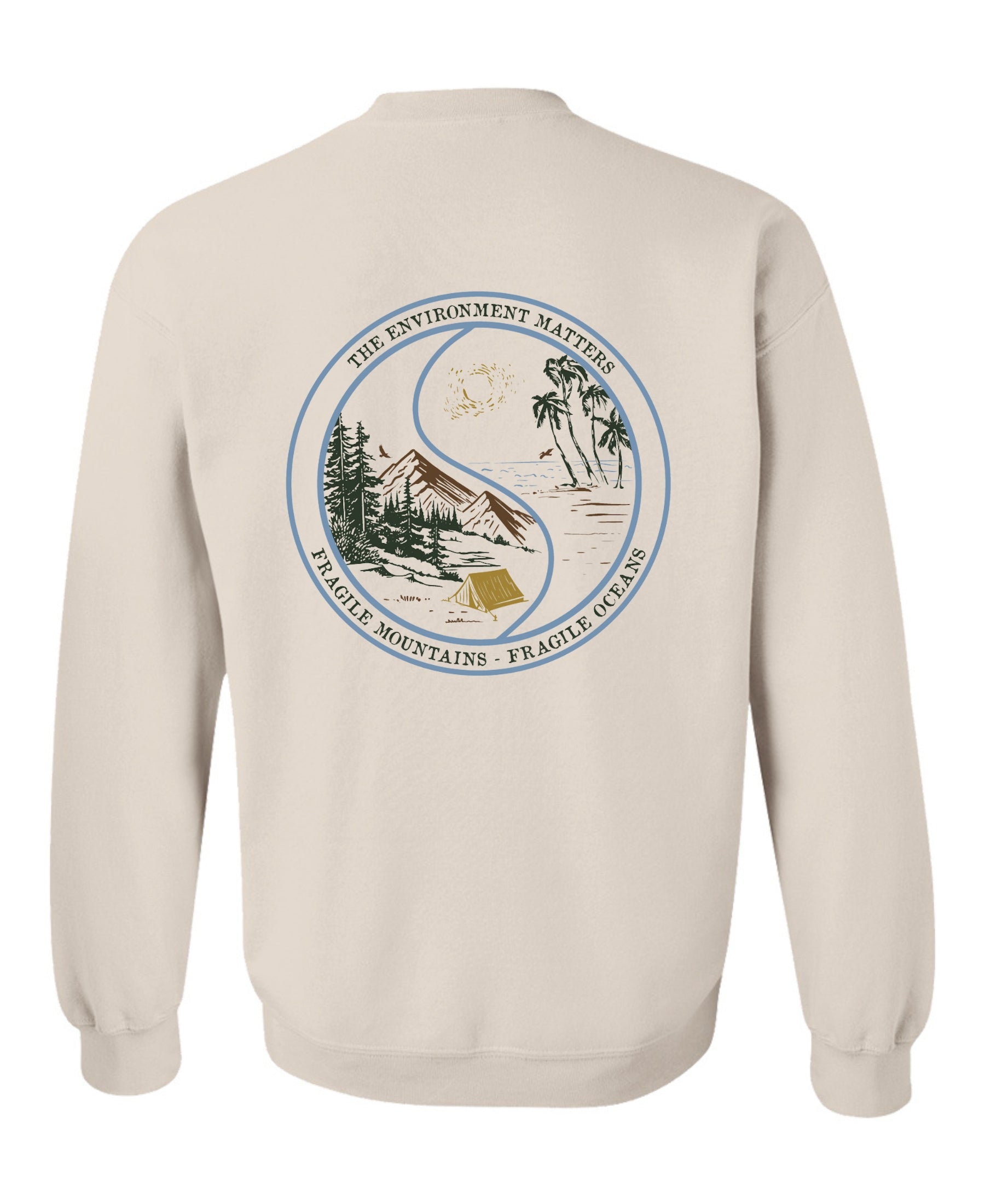 Fragile Ocean Public Lands Crew - Bone White