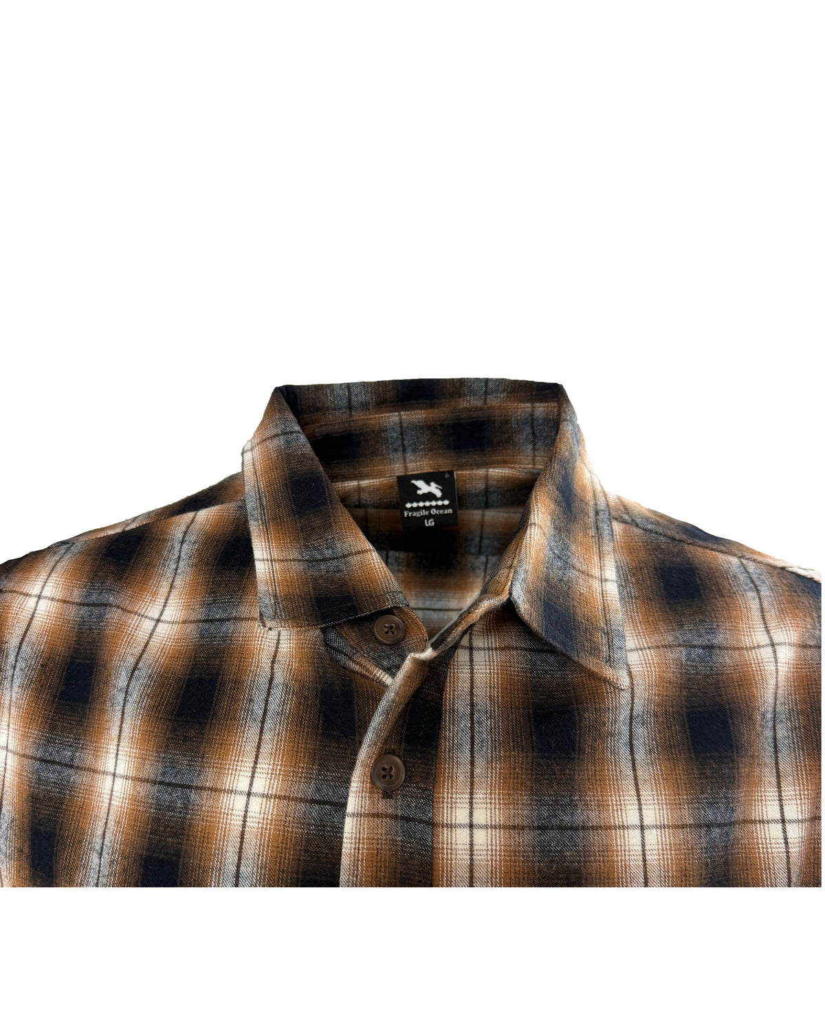 Fragile Ocean Sean Flannel - Black